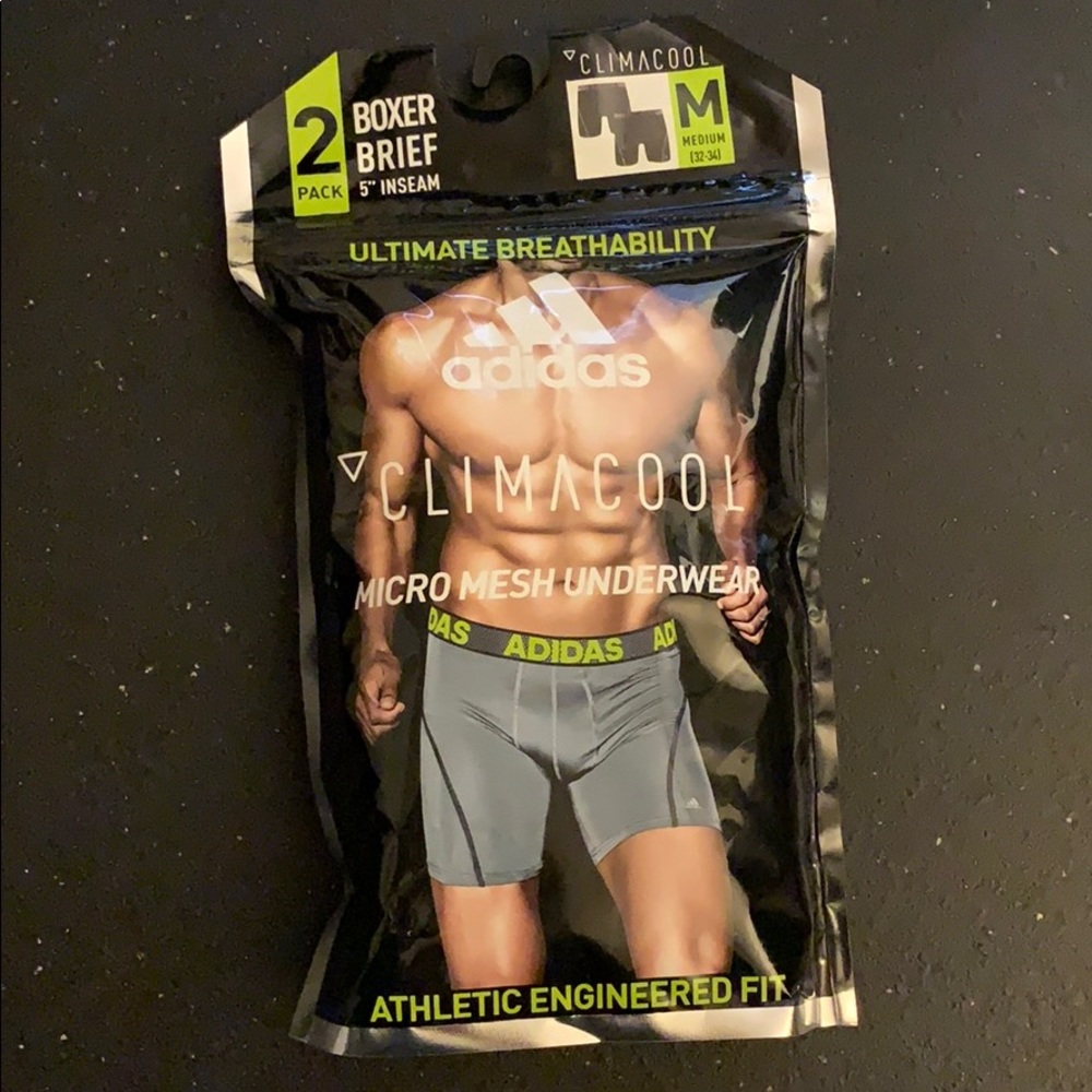 Adidas Men Black Boxer Brief Climacool M